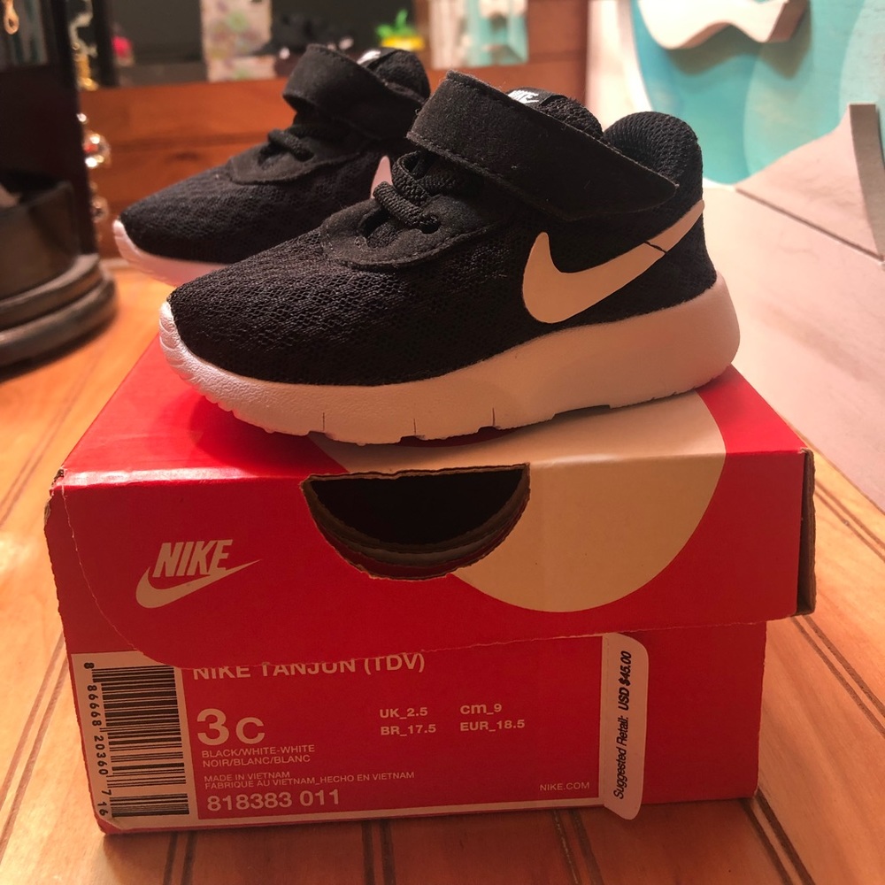 Baby Black Nike Shoes